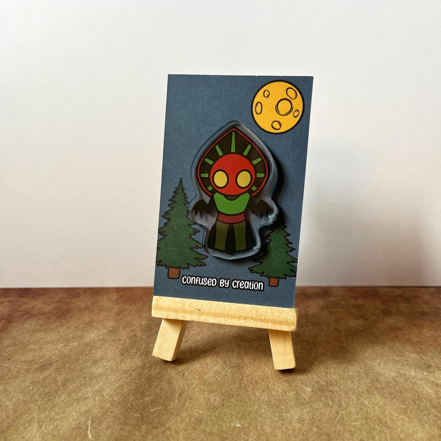 Flatwoods Monster/Braxxie Acrylic Pin