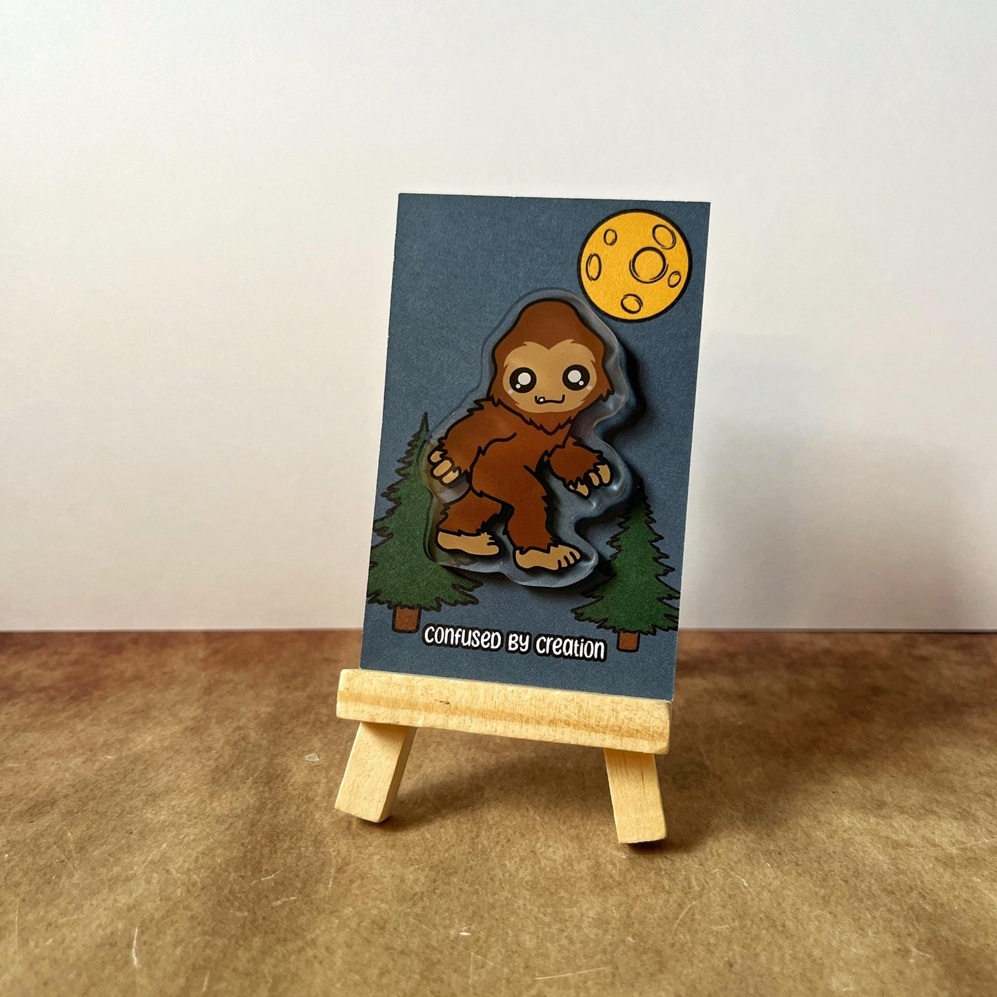 Bigfoot Acrylic Pin