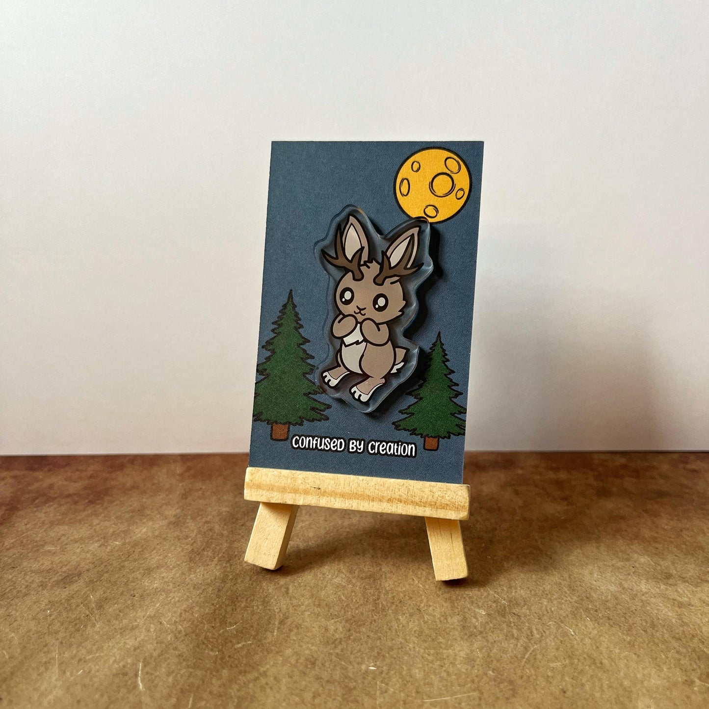 Jackalope Acrylic Pin