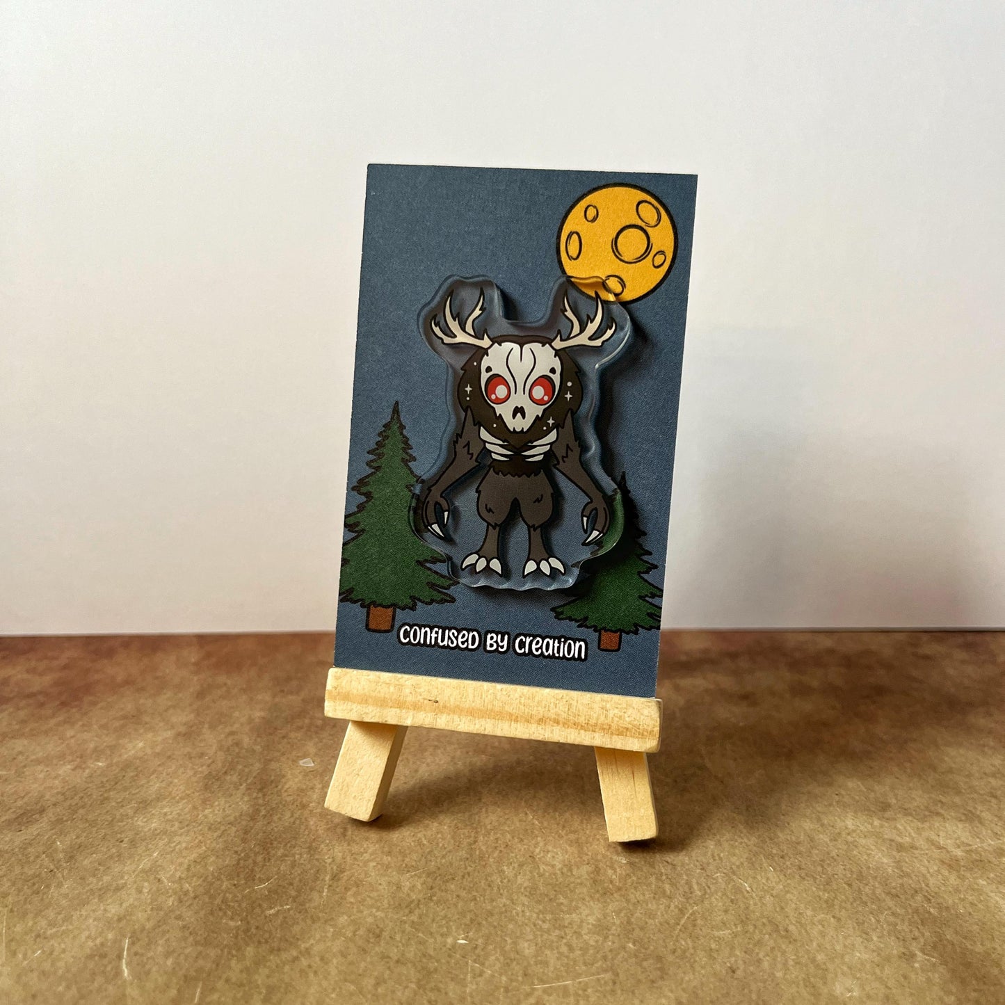 Wendigo Acrylic Pin