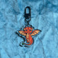 Halloween Dragon Acrylic Key Ring