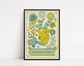 Groovy Green Astrology Art Print