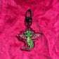 Halloween Dragon Acrylic Key Ring