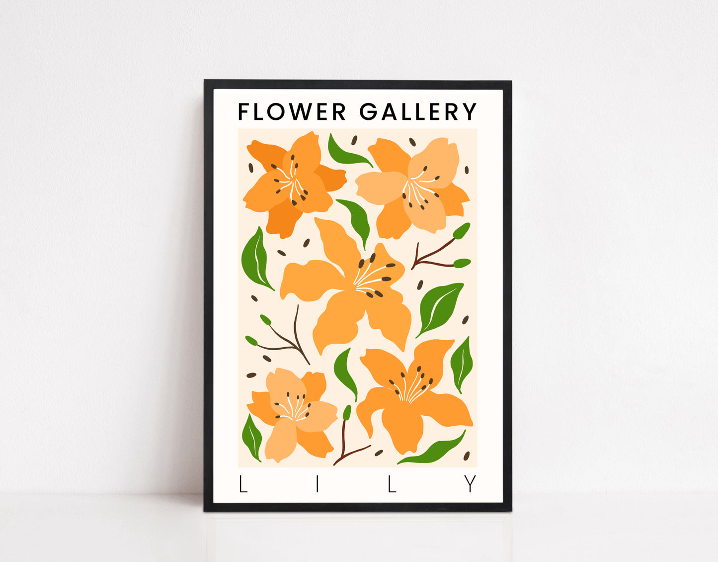 Flower Gallery Art Print