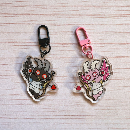 Mothman Cupid Acrylic Key Ring