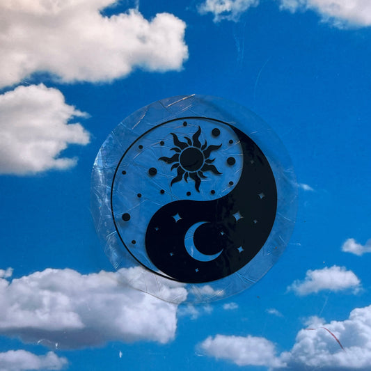 Sun and Moon Ying Yang Suncatcher