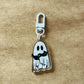 Ghost with Cat Keyring