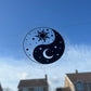 Sun and Moon Ying Yang Suncatcher