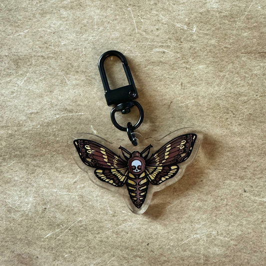 Moth Keyring