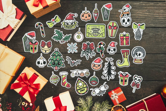 Spooky Christmas Sticker Pack