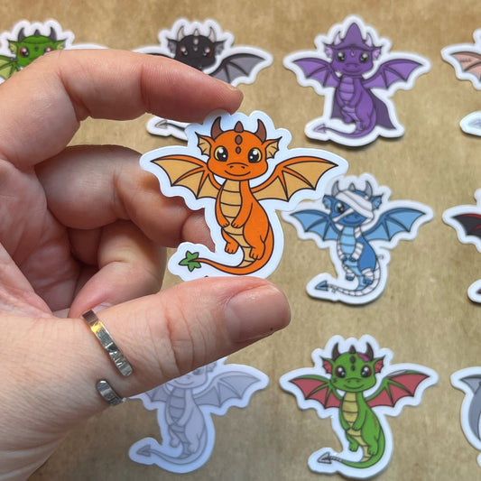 Halloween Dragon (Flying) Sticker Pack