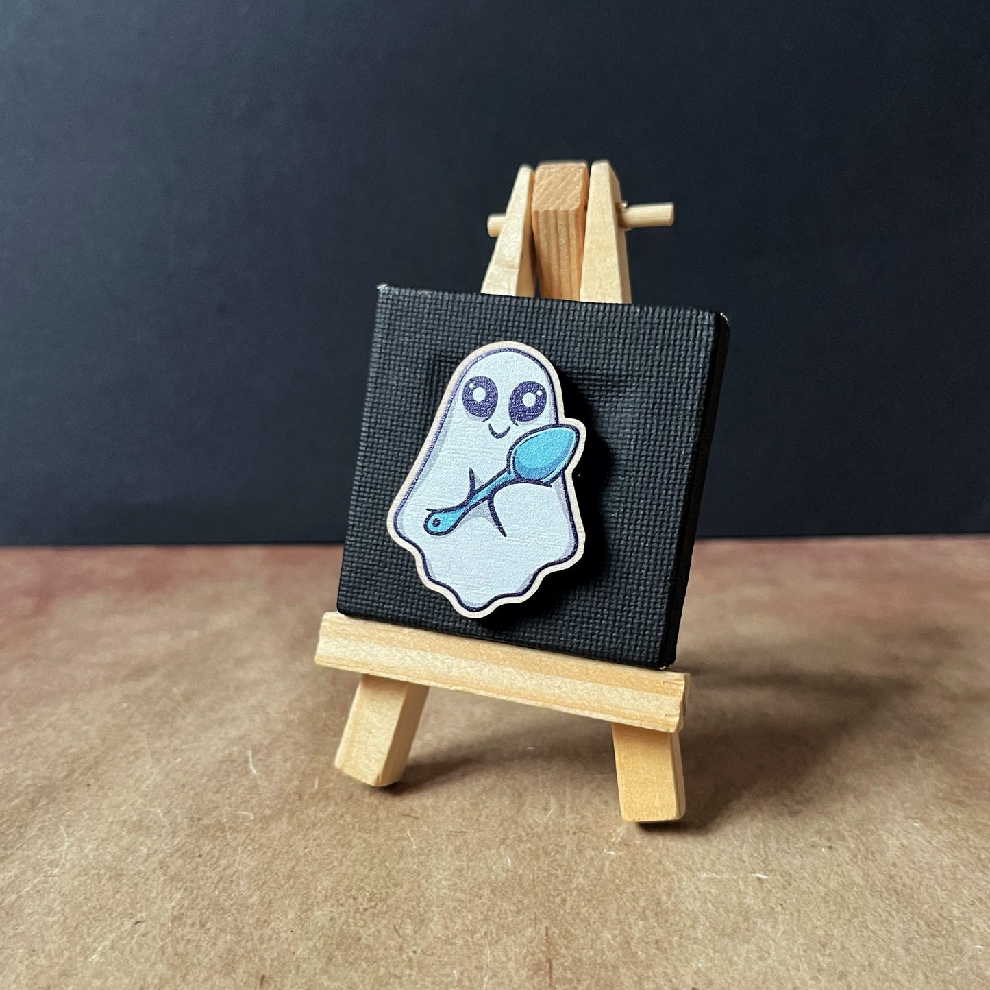 Spoonie Ghost Wooden Pins