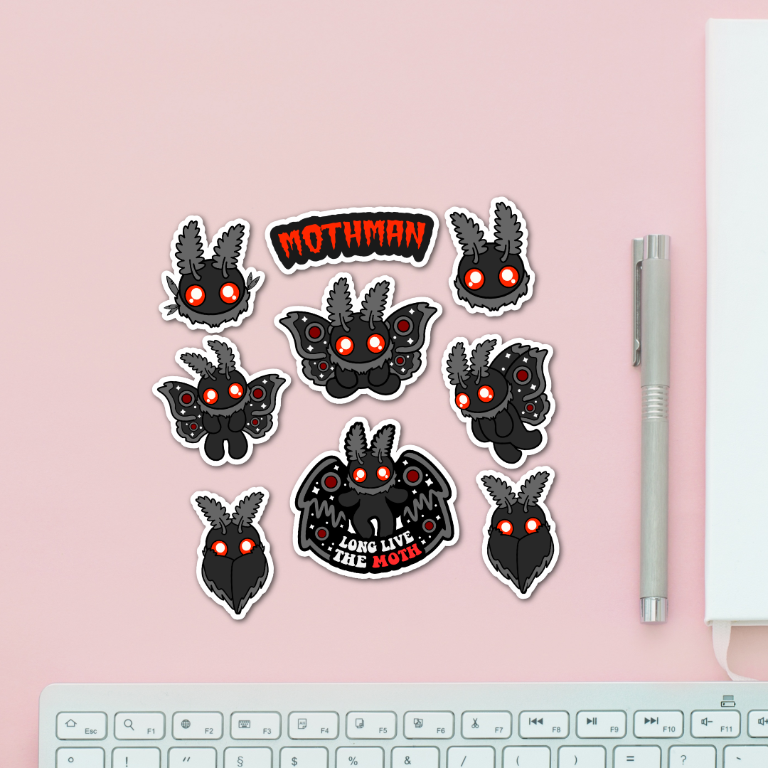 Mothman Sticker Pack