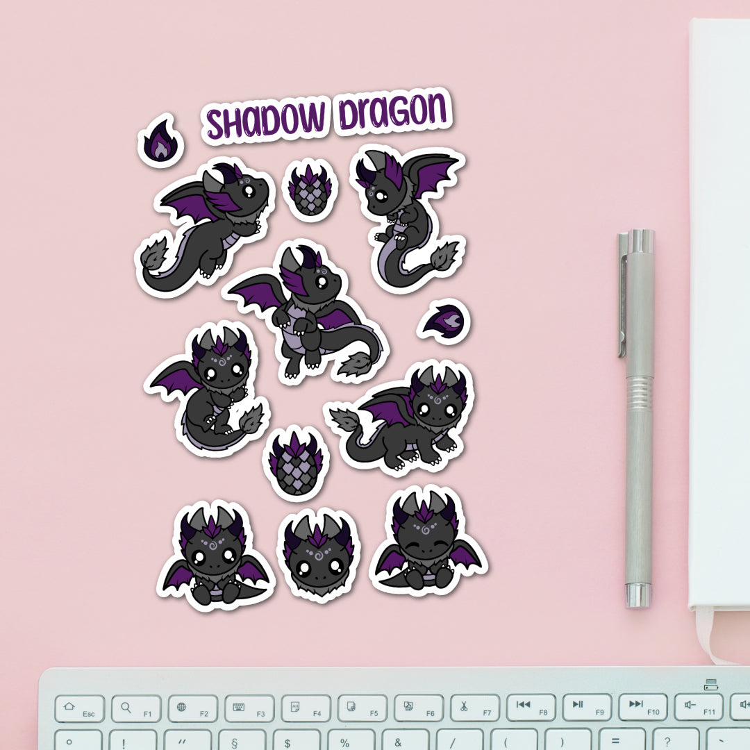 Shadow Dragon Sticker Pack