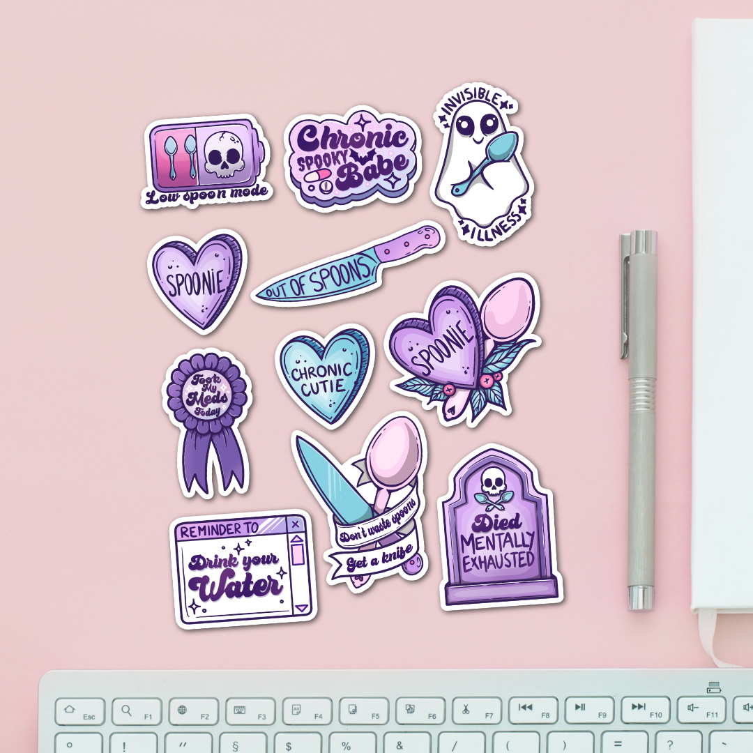 Spoonie Sticker Pack