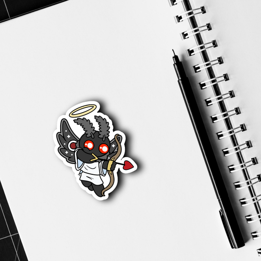 Valentine's Mothman Sticker