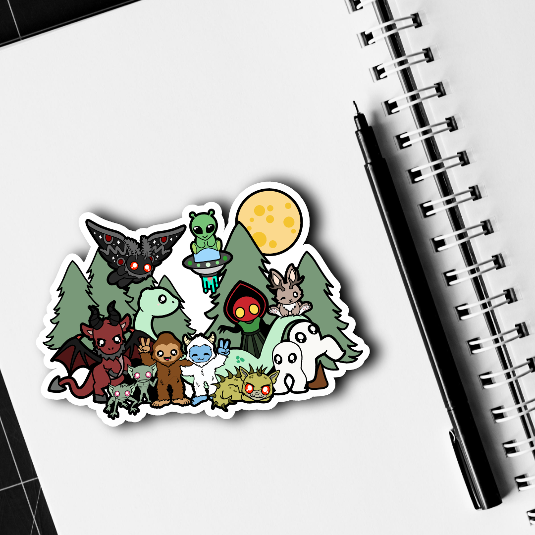 Cryptid Crew Sticker