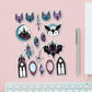 Vampire Bat Sticker Pack