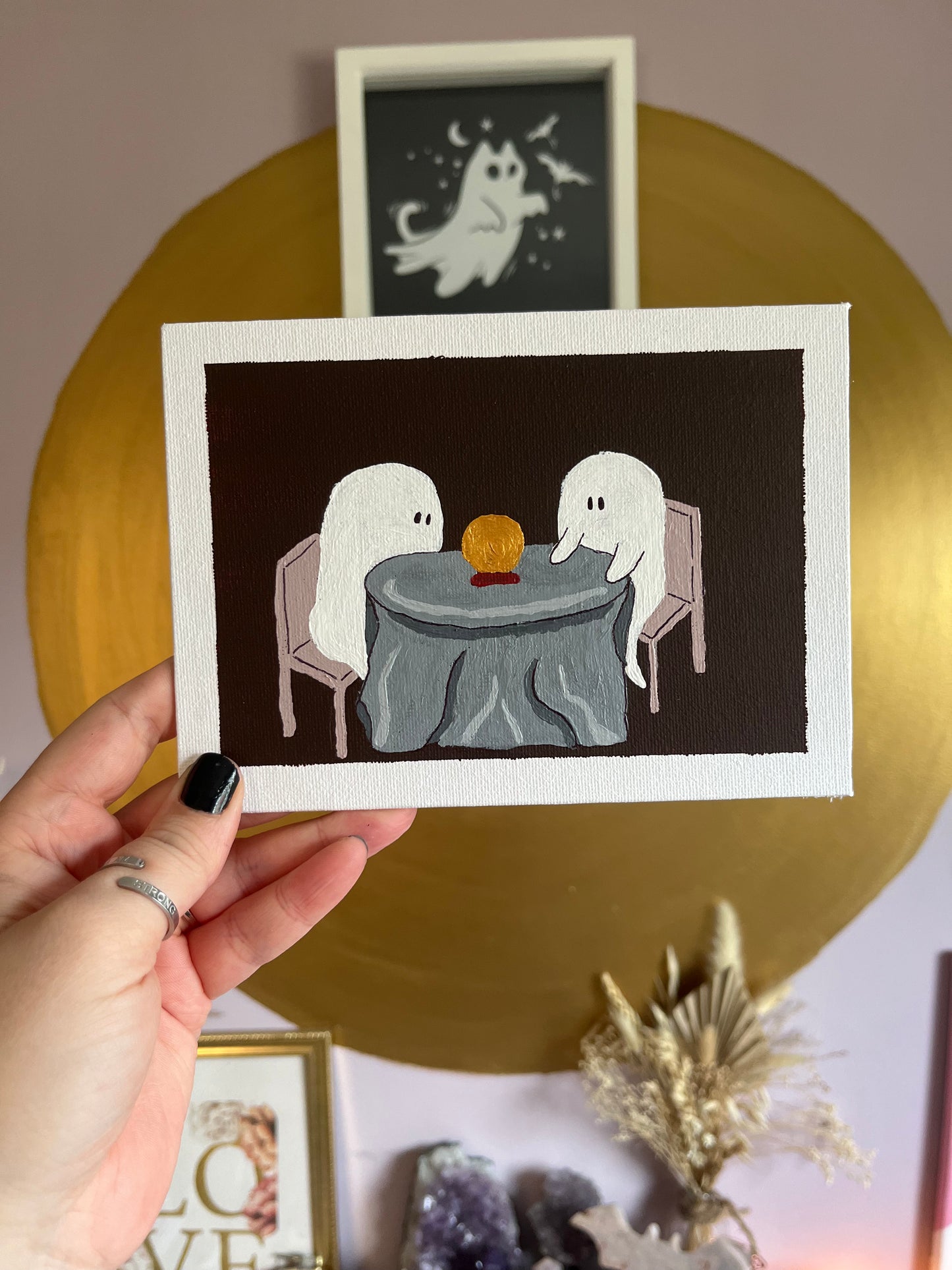 Fortune Telling Ghosts Painting