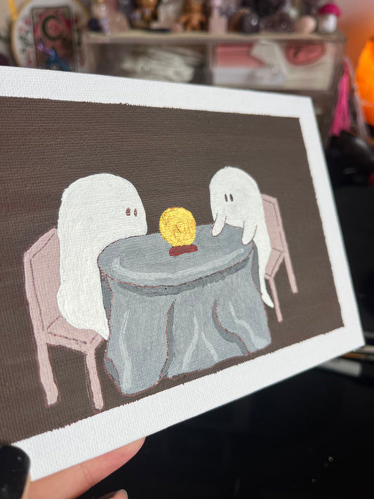 Fortune Telling Ghosts Painting