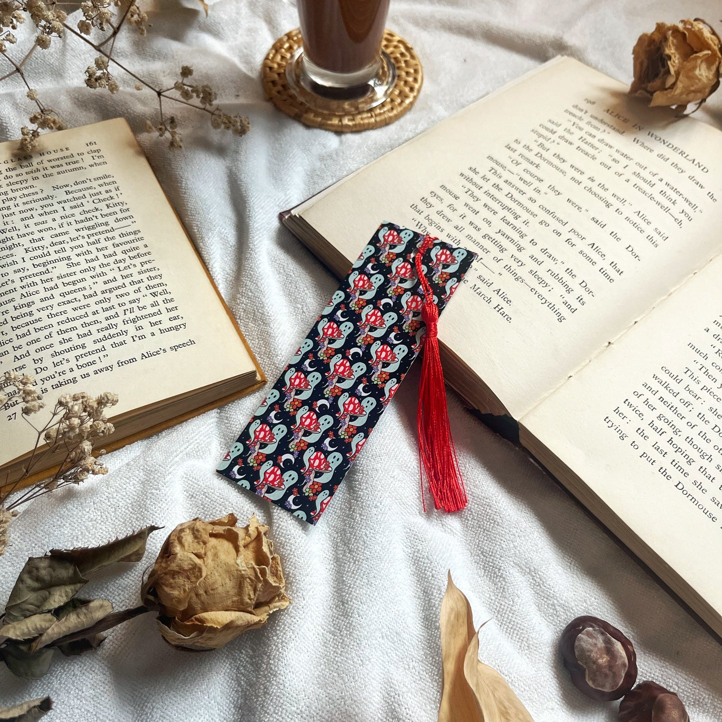 Ghost Pattern Bookmark