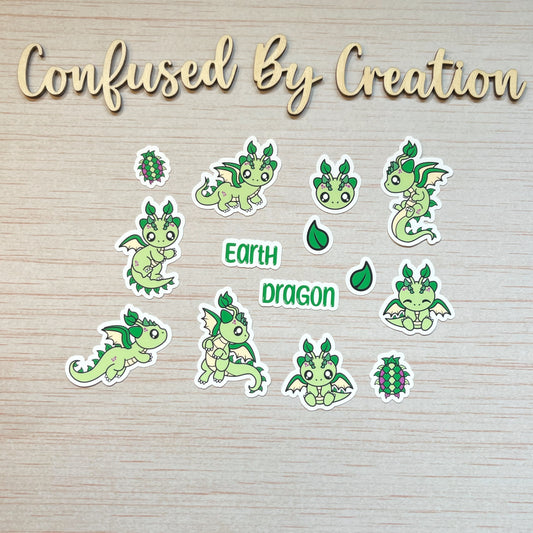 Earth Dragon Sticker Pack