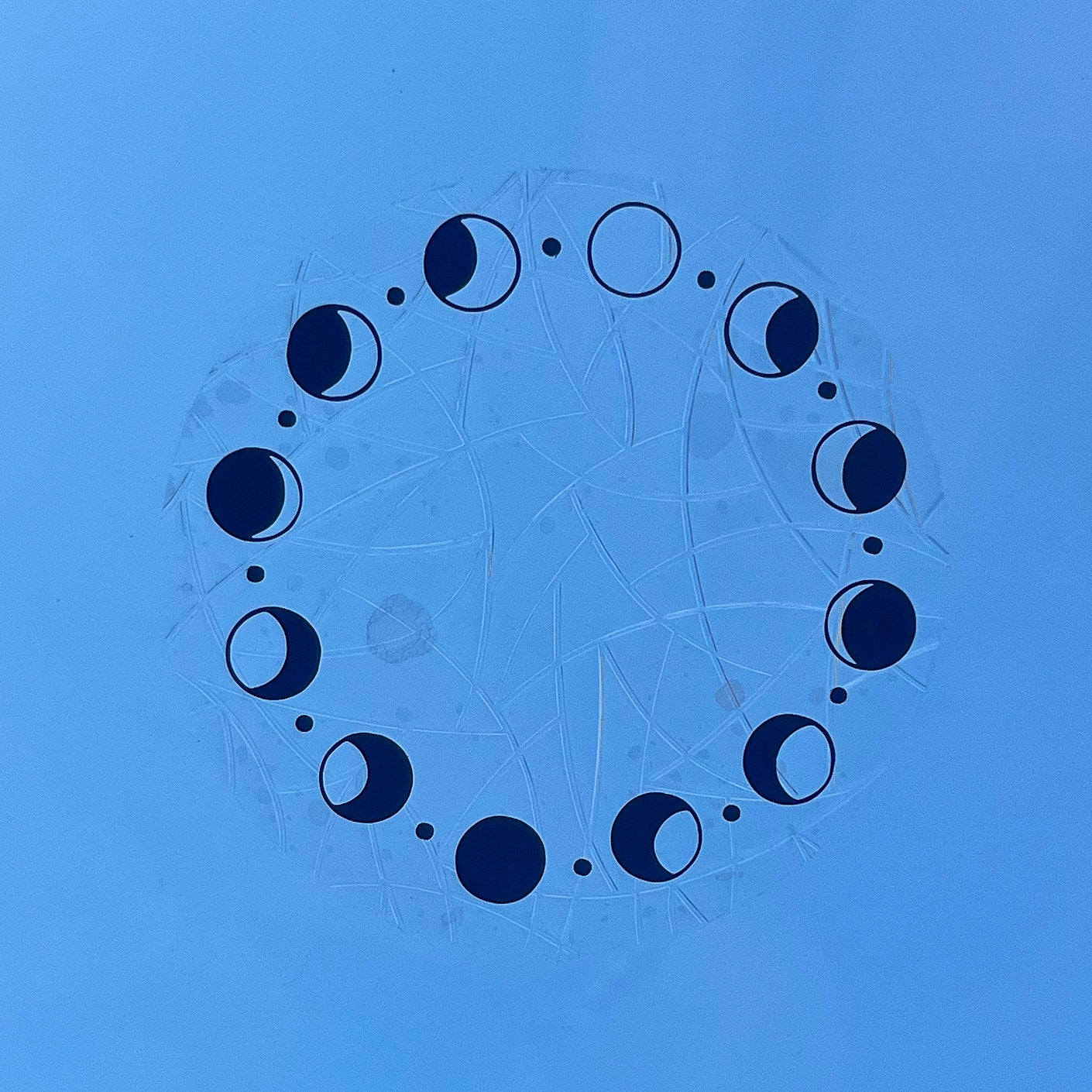 Minimal Moon Phase Suncatcher