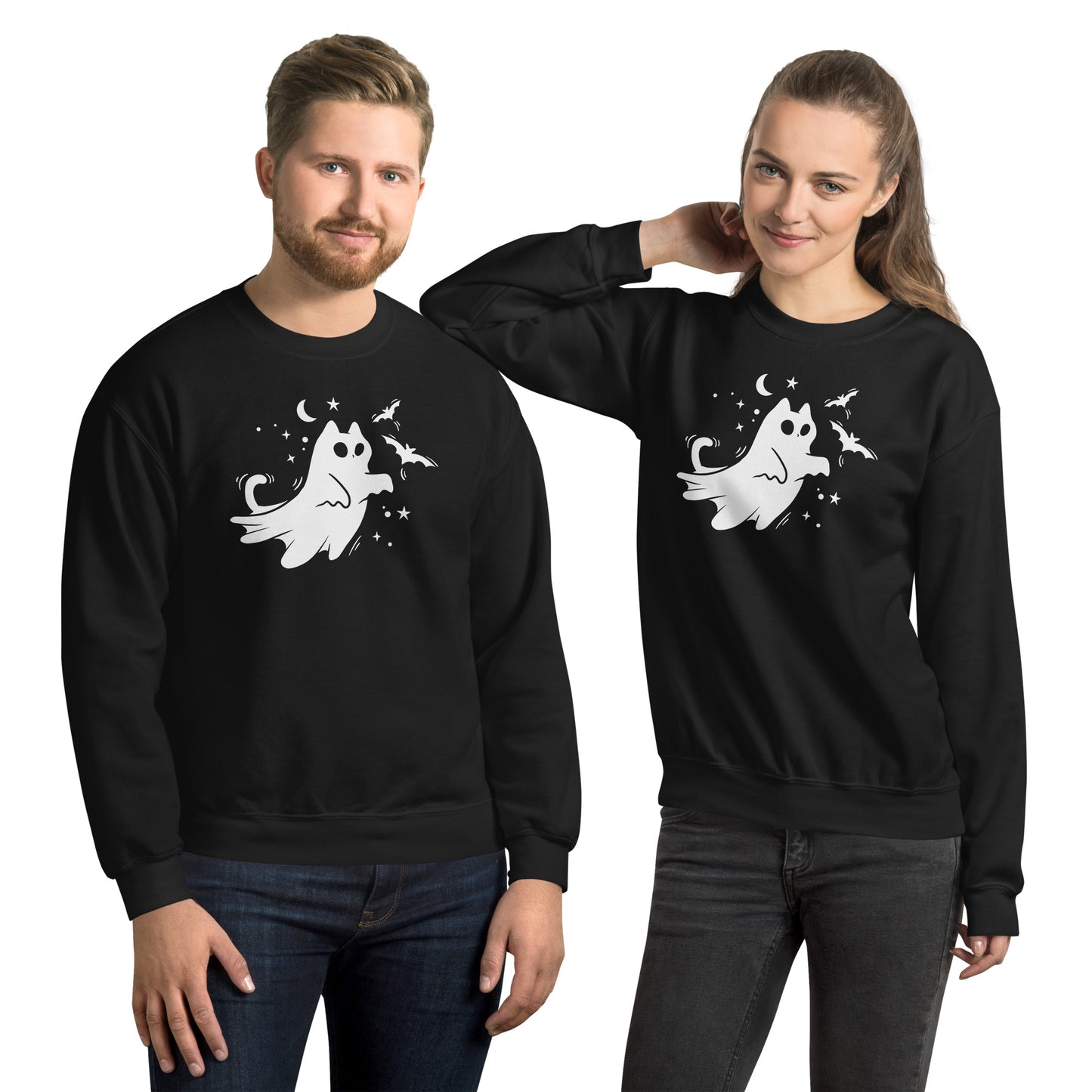 Ghost Cat Unisex Jumper