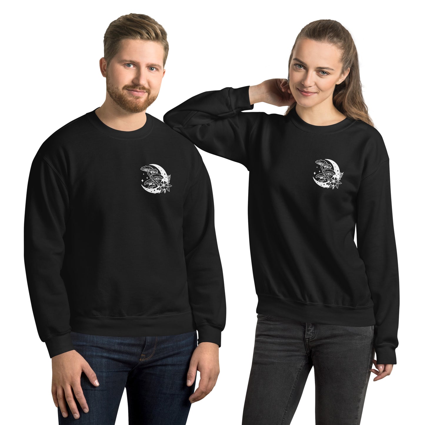 Mushroom Moon Unisex Pocket Style Jumper