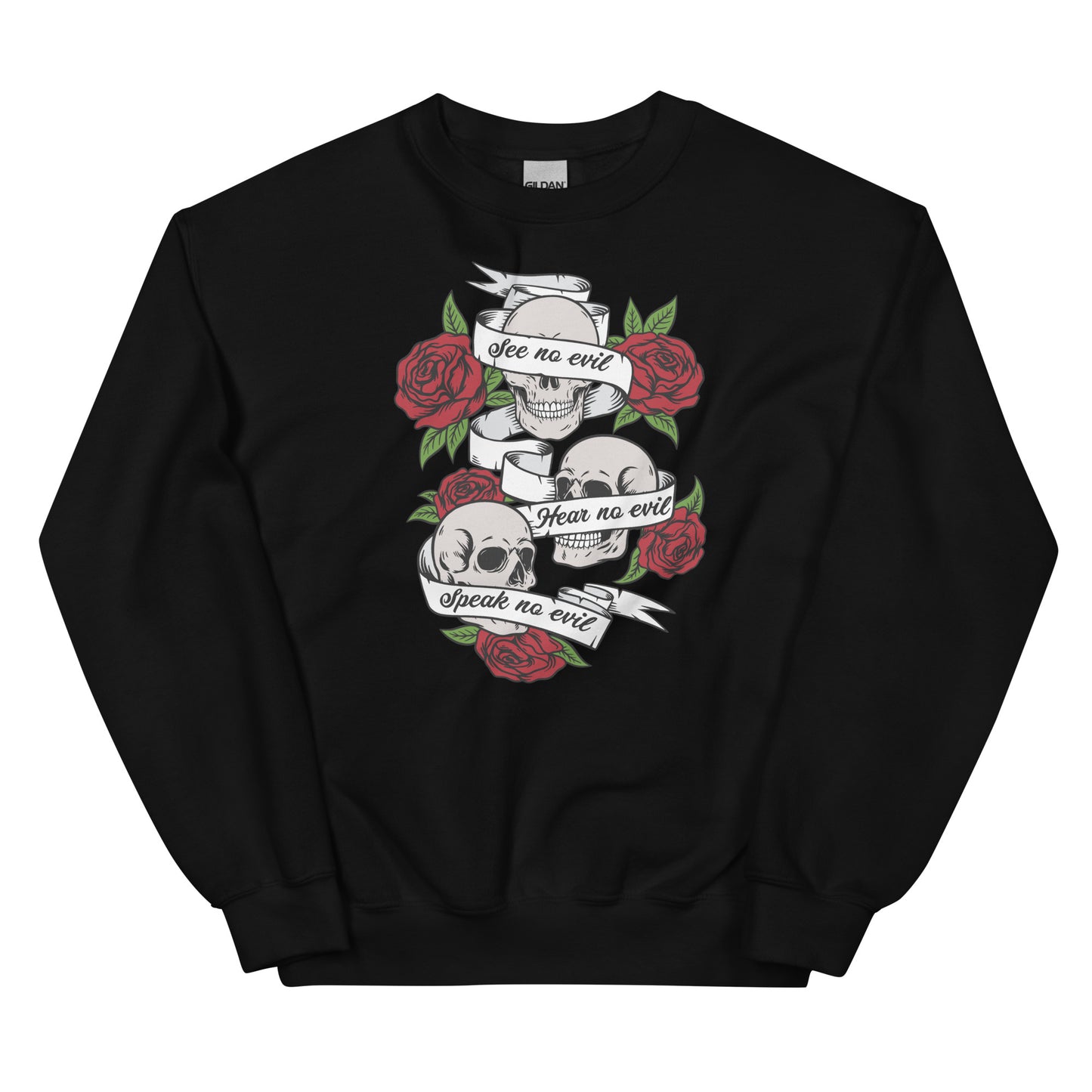 Three Wise Skulls Unisex Jumper