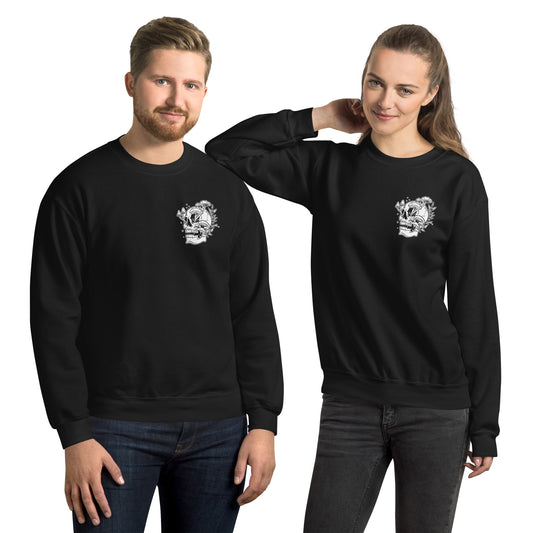 Mushroom Skull Unisex Pocket Style Jumper