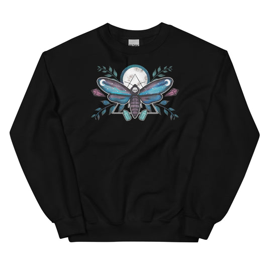 Midnight Moth Unisex Jumper