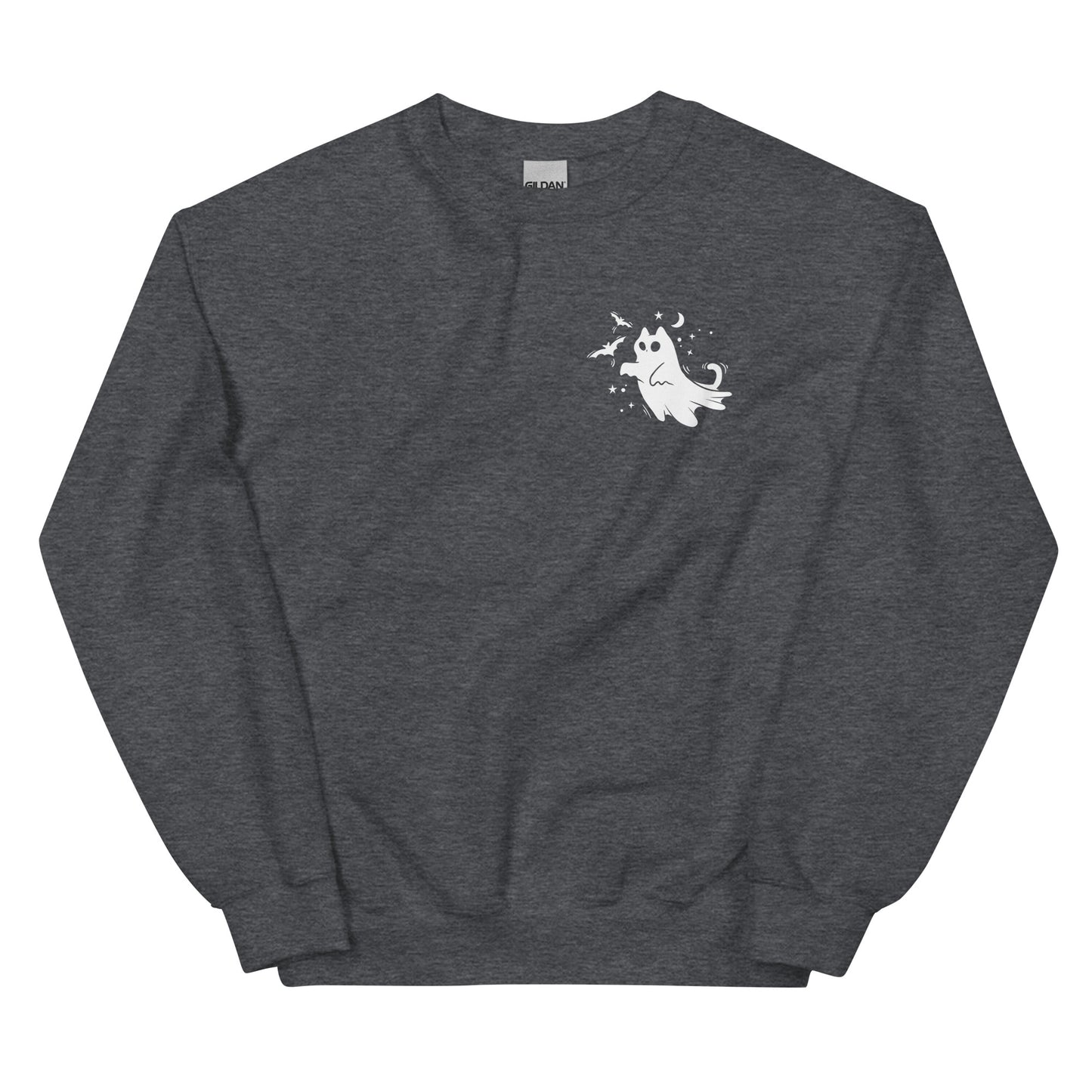 Ghost Cat Unisex Pocket Style Jumper