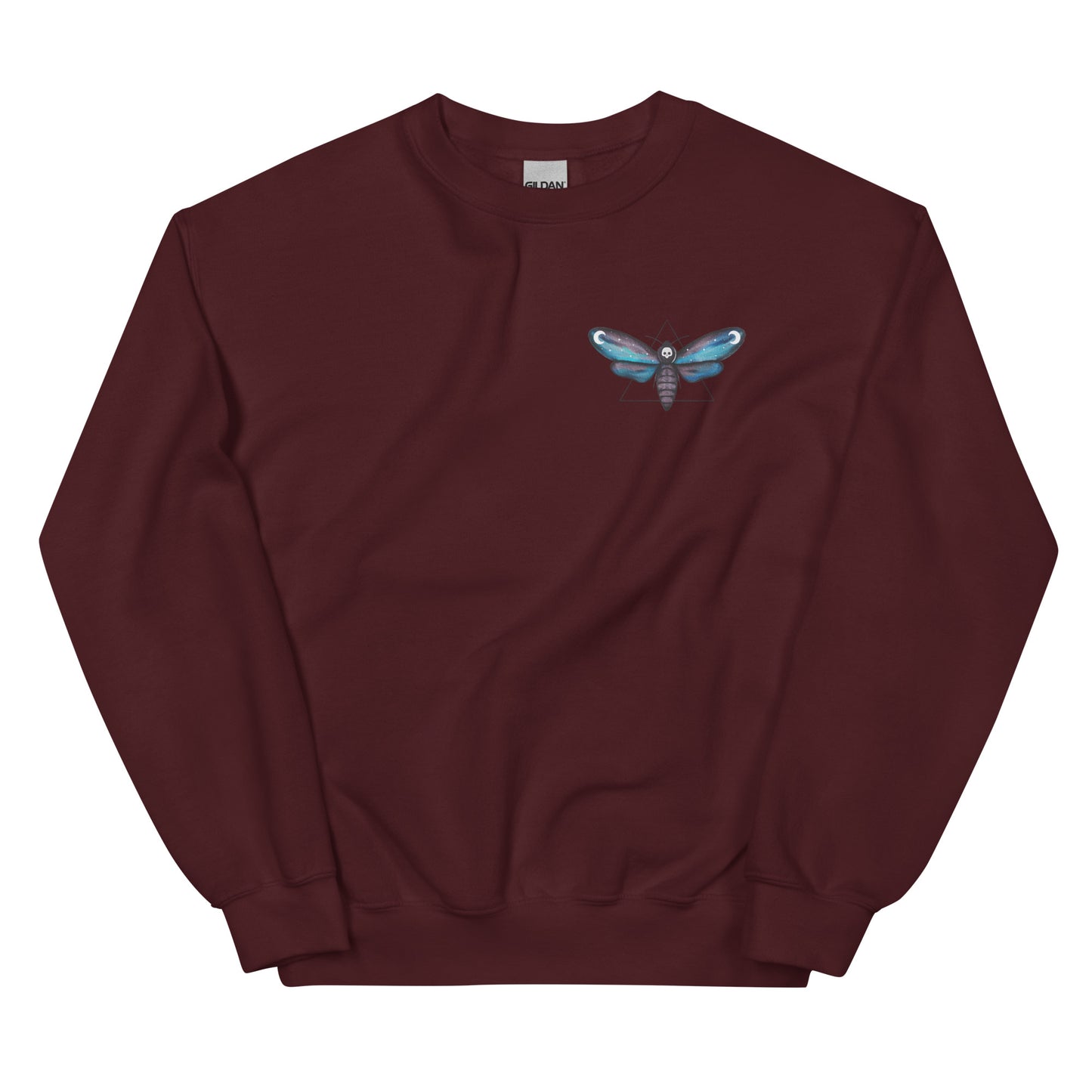 Midnight Moth Unisex Pocket Style Jumper