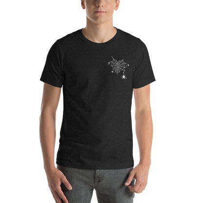 Spider Heart Unisex Pocket Style T-Shirt