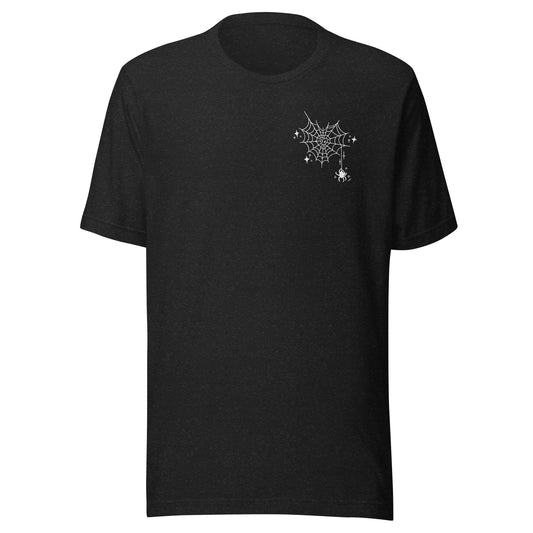 Spider Heart Unisex Pocket Style T-Shirt