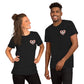 Pumpkin Heart Unisex Pocket Style TShirt