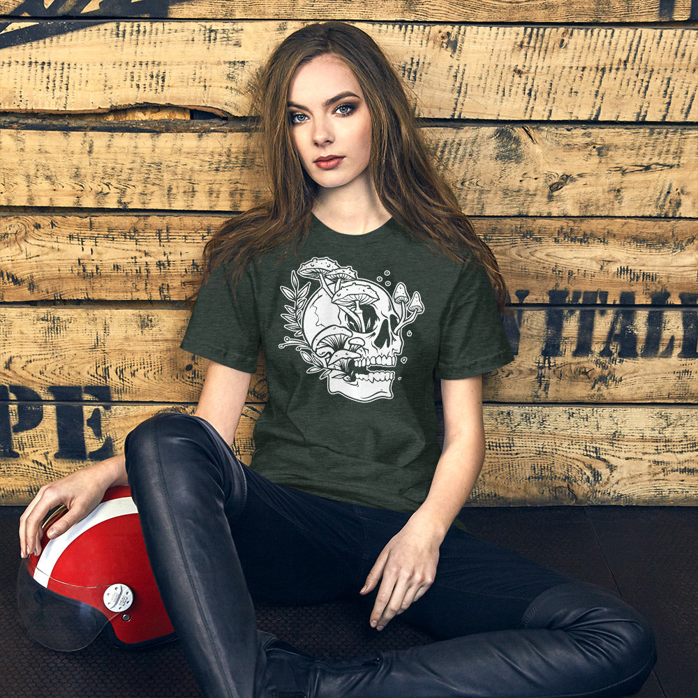 Mushroom Skull Unisex T-Shirt