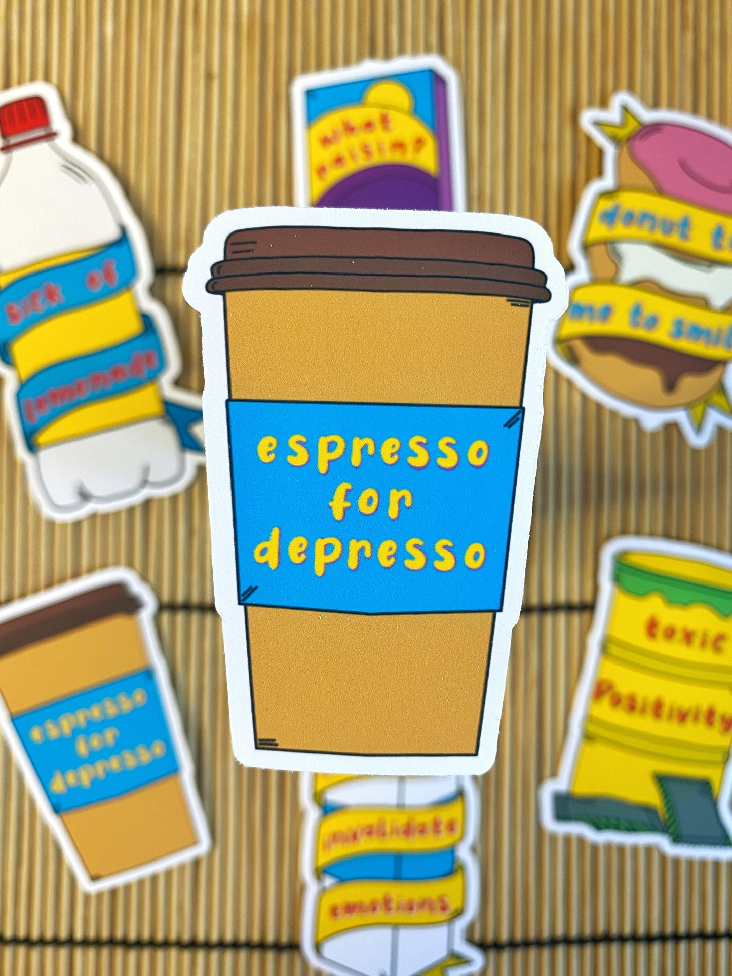 Espresso-Depresso Sticker Pack