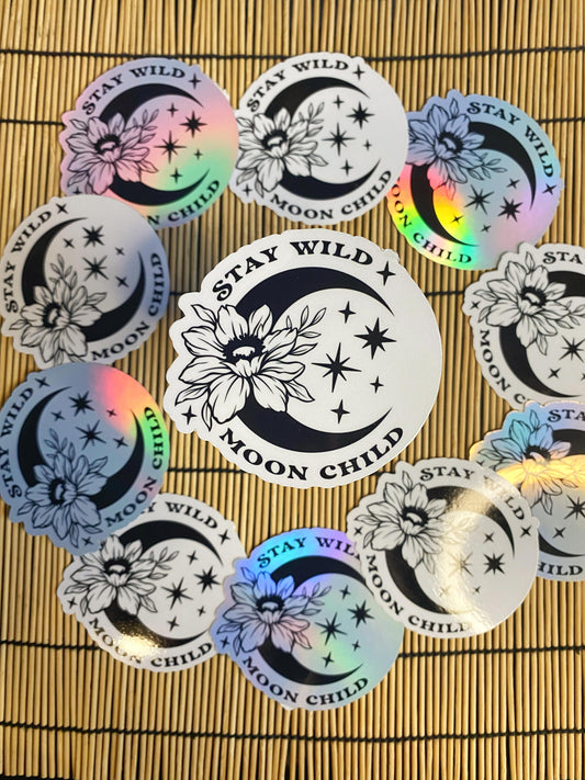 Stay Wild Moon Child Sticker