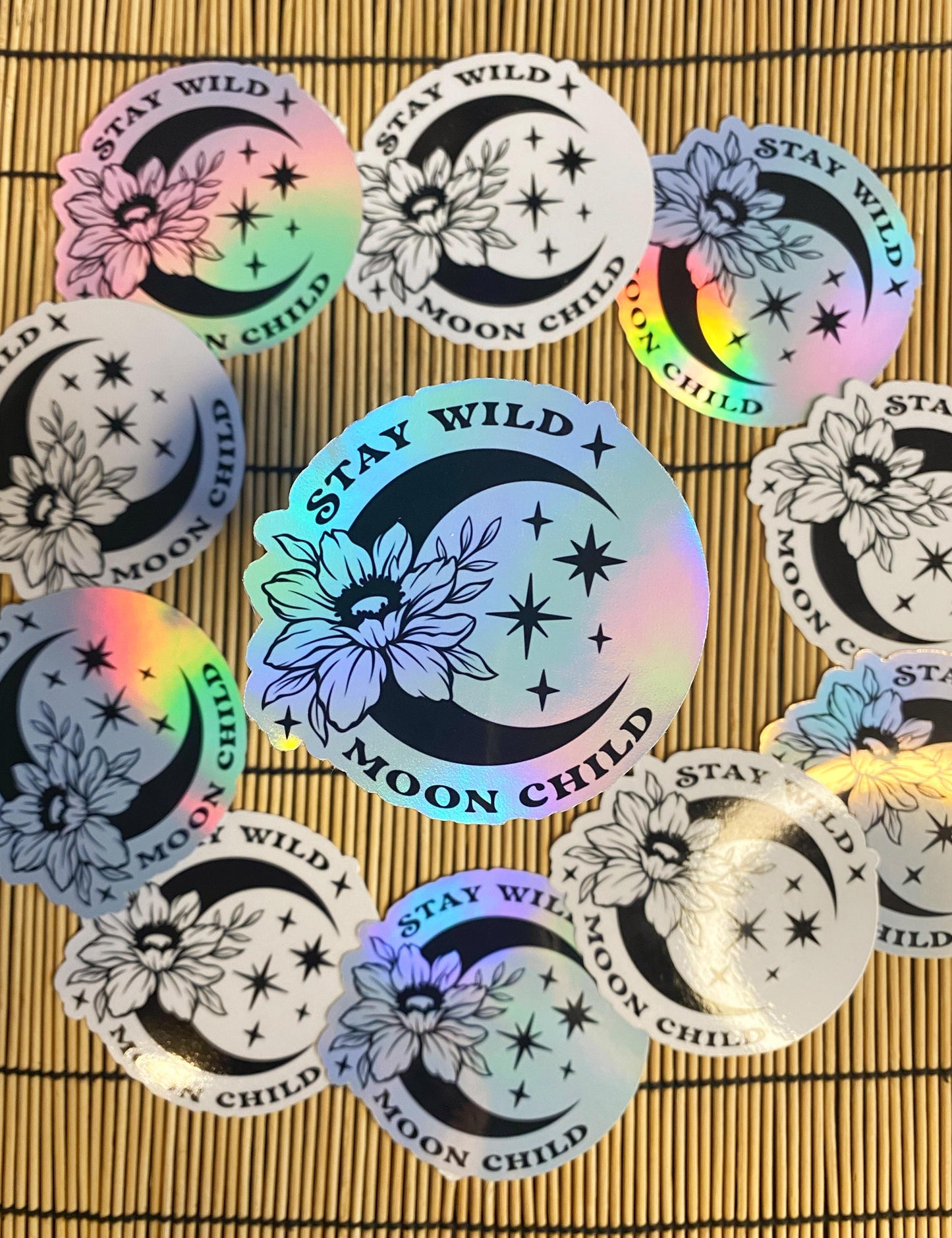 Stay Wild Moon Child Sticker