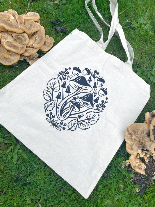 Autumnal Mushroom Tote Bag