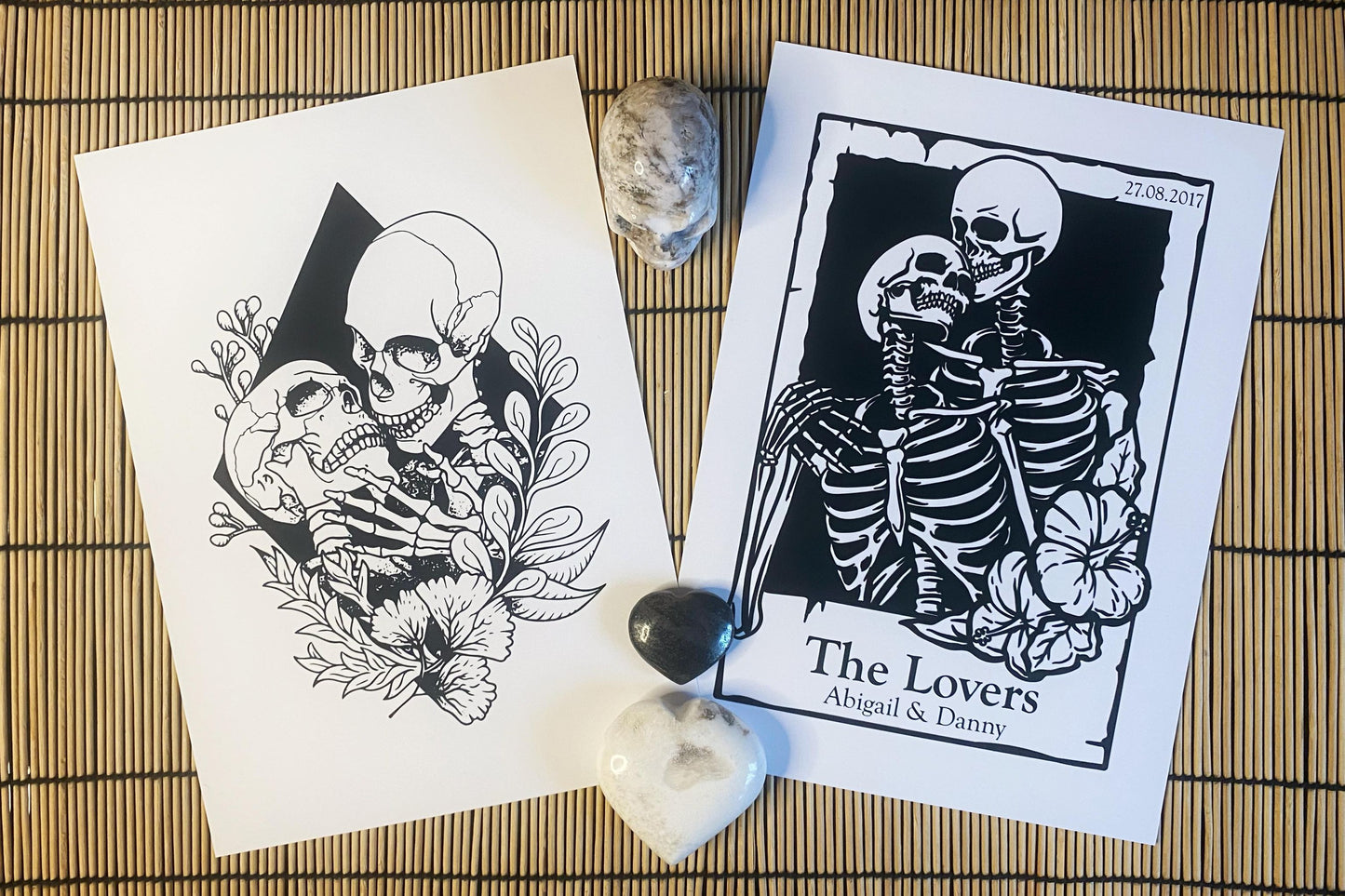 Skeleton Lovers Print