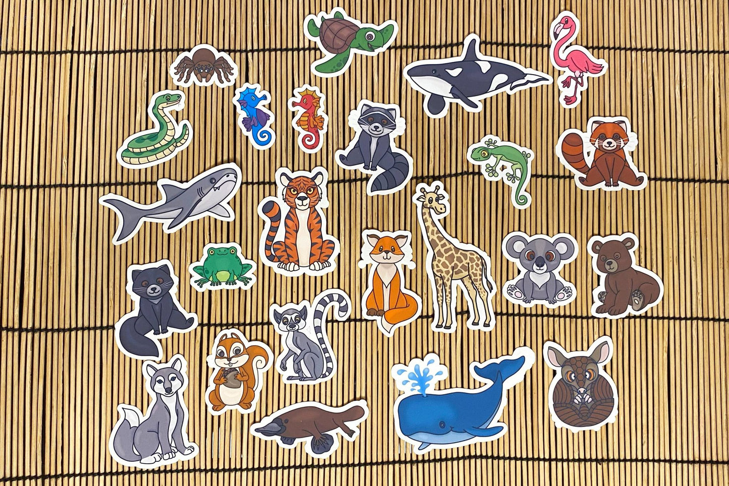 Cartoon Animal Sticker Pack