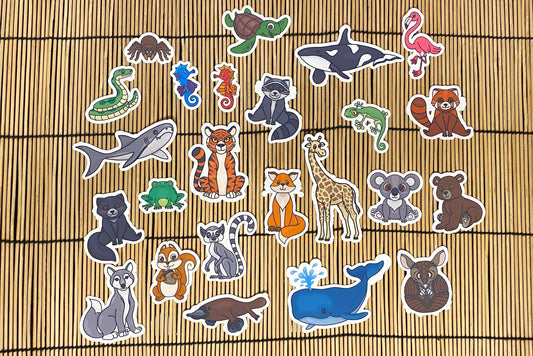 Cartoon Animal Sticker Pack