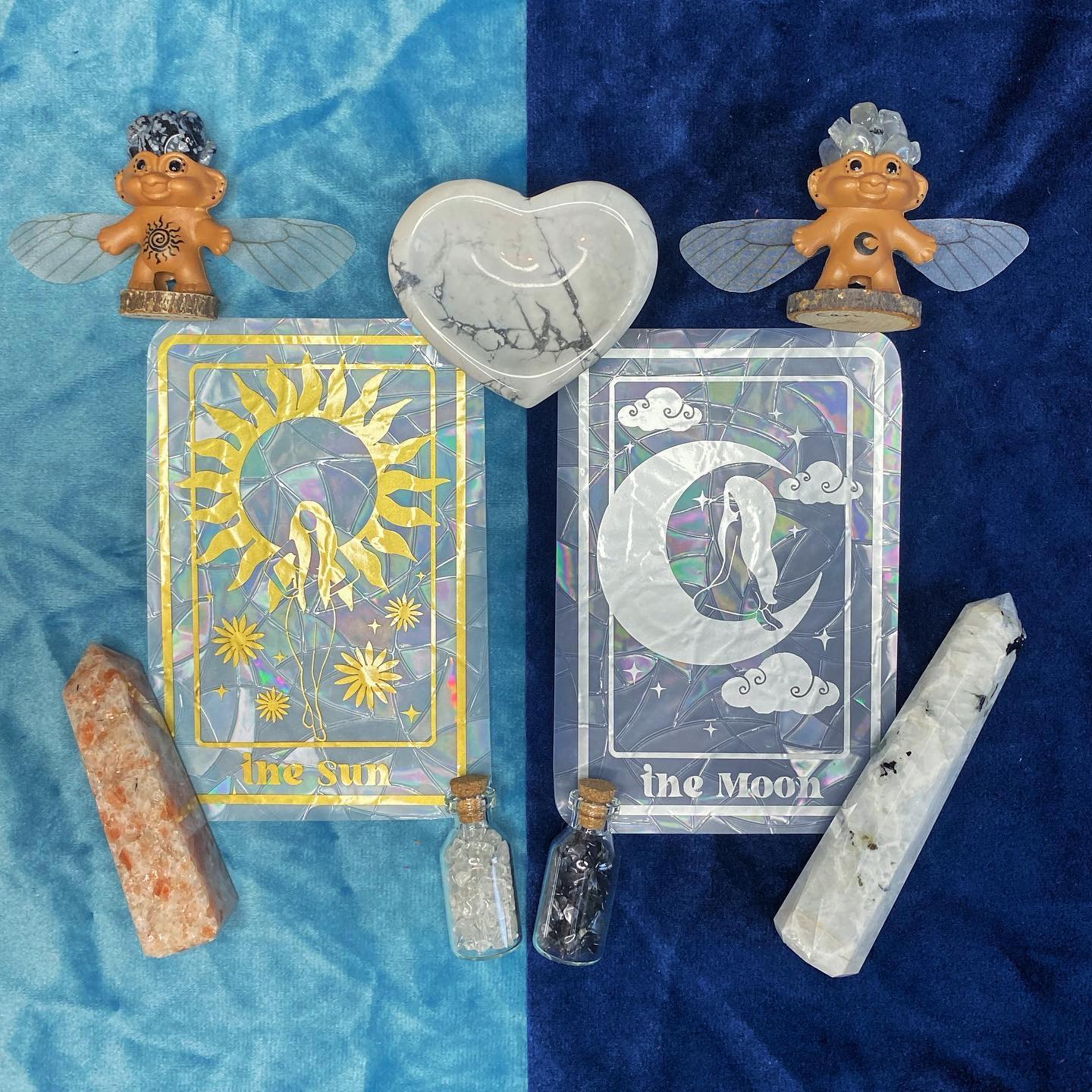 Tarot Sun and Moon Suncatcher