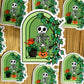 Plant Loving Skeleton Sticker