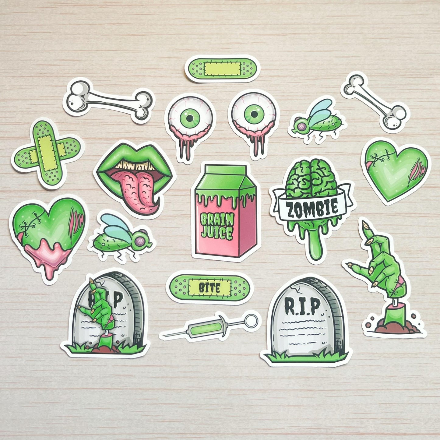 Zombie Sticker Pack