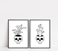 Skull Planter Individual Print