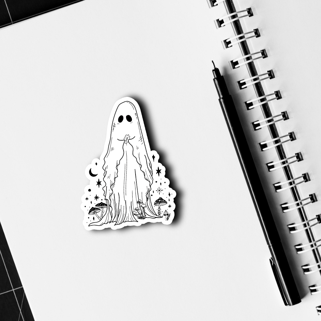 Spooky Season Ghost Sticker